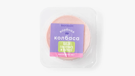 Колбаса вареная без глютена и яйца