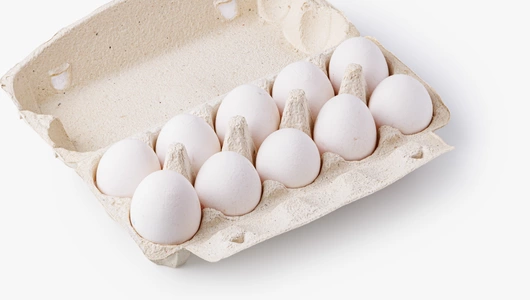 Яйцо куриное белое высшей категории СВ, 10 шт