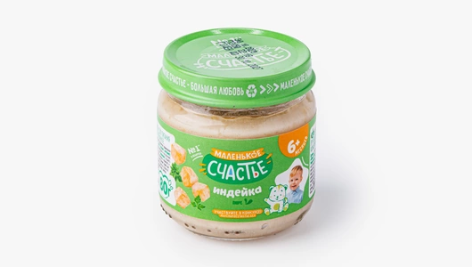 Пюре из индейки, 80 г