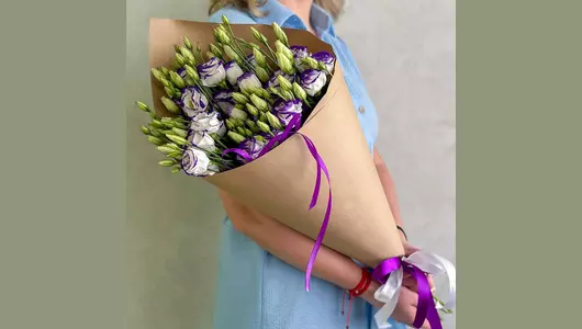 Букет «Виноград» из&nbsp;эустомы FMART by flowwow