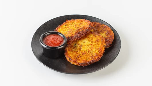Драники картофельные с соусом (4 шт)