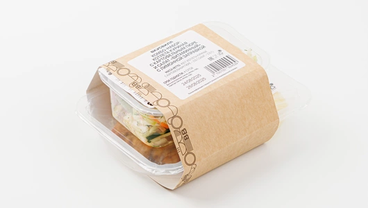 Комбо-набор: Котлета куриная с картофельным пюре и Салат "Витаминный" с лимонной заправкой