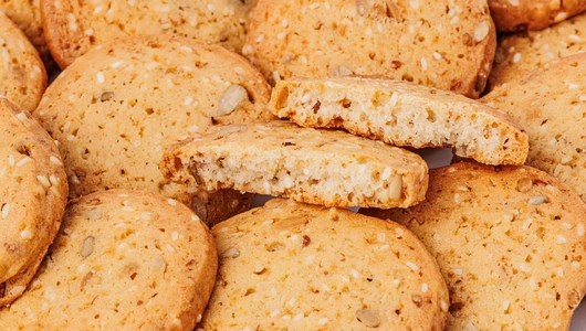 Печенье сахарное "Злаковый медальон" с&nbsp;семенами