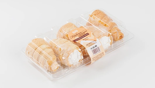 Трубочки с белковым кремом, 5 шт