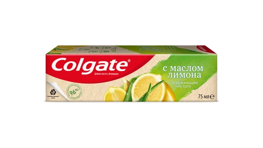 Зубная паста Colgate Naturals Освежающая чистота с маслом лимона 75 мл Зубная паста Colgate Naturals Освежающая чистота с маслом лимона 75 мл