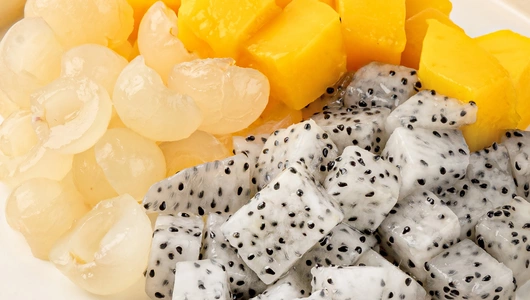 Фруктовый микс (манго, питахайя, лонган), 280 г