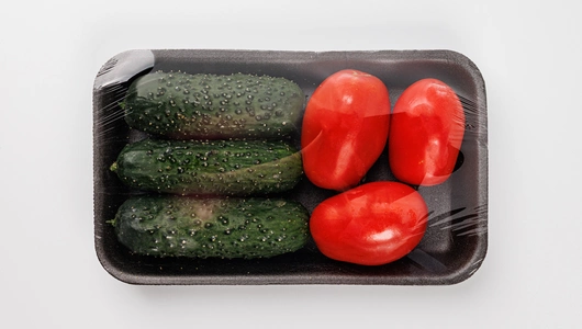 Ассорти овощное (томаты сливка и огурчики), 450 г