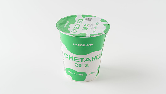 Сметана мдж 20% 300 г Сметана мдж 20% 300 г