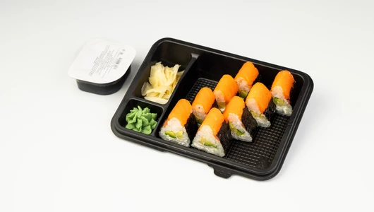 Санкаку ролл с&nbsp;лососем