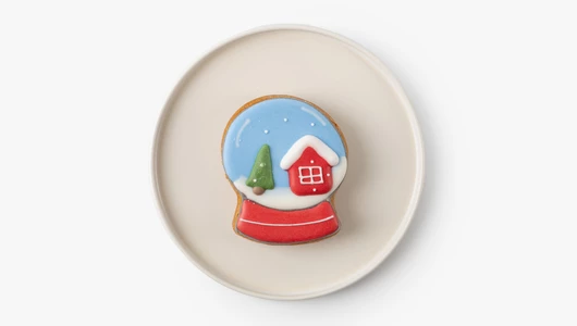 Пряник имбирный "Новогодний подарок", 1 шт.