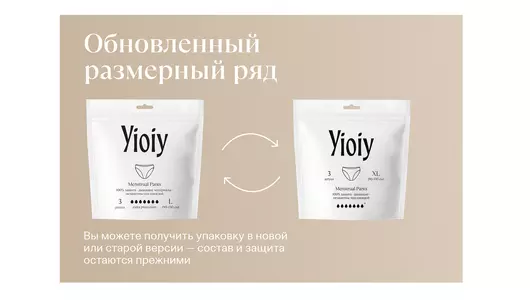 Прокладки-трусики YIOIY размер XL 3 шт