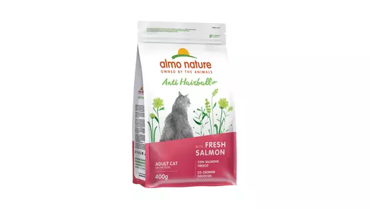 Almo Nature Сухой корм для взрослых кошек со свежим лососем, 400 г