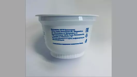 Творожок Salmi белковый с грушей и манго 4% 180 г