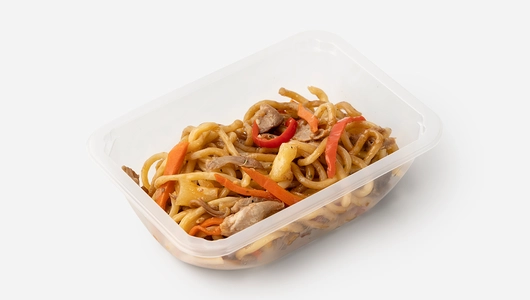 Вок с&nbsp;уткой, овощами и&nbsp;ананасом