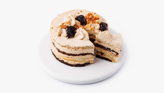 Торт "Рикейк" с черносливом и грецким орехом
