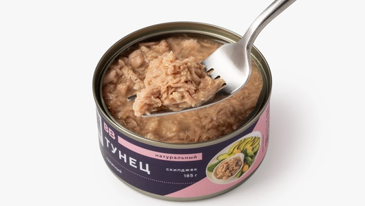 Тунец салатный натуральный, 185 г