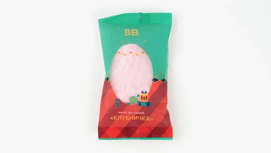 Мыло фигурное "Клубничка"