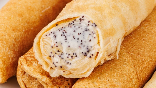 Блинчики с маком, зам. Блинчики с маком, зам.