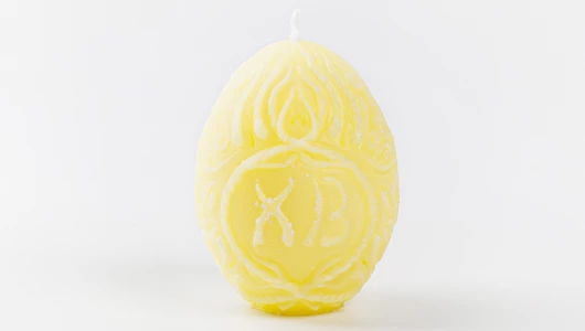 Свеча декоративная "Яйцо пасхальное", 1 шт