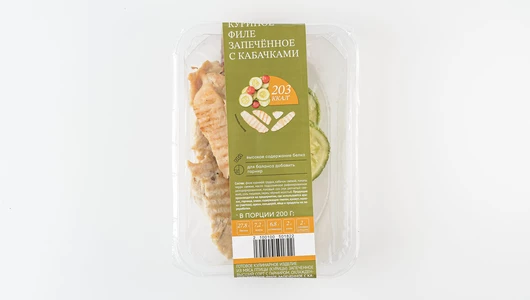 Куриное филе запеченное с кабачками Куриное филе запеченное с кабачками