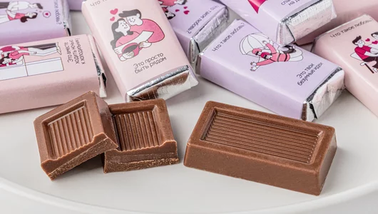 Шоколад молочный "Про любовь"