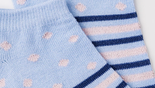 Носки женские голубые, размер 25 Носки женские голубые, размер 25