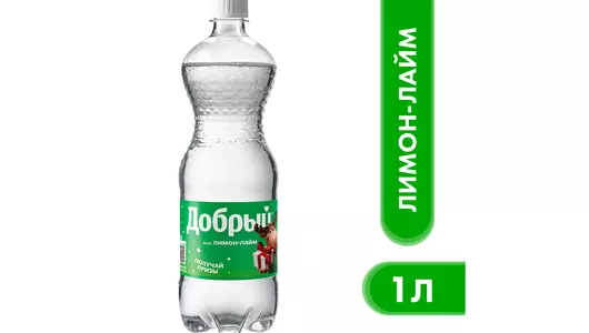 Напиток газированный Добрый Лимон-лайм 1 л