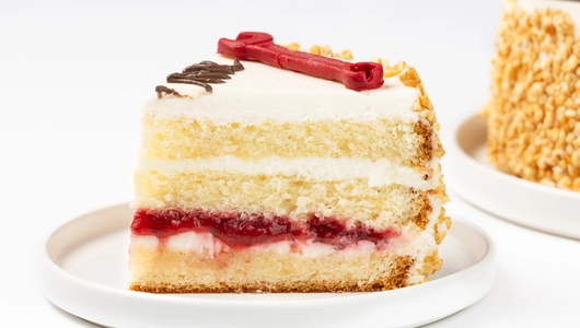 Торт биг-бенто “Моему мужчине” клубника-малина