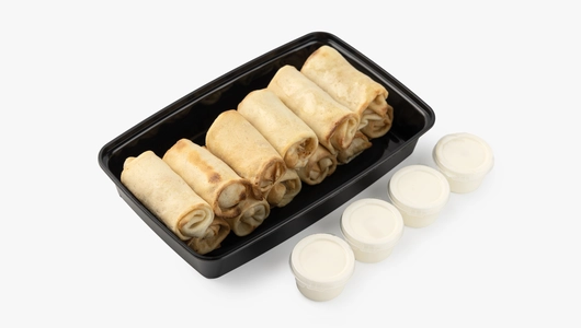 Семейная порция блинчиков с&nbsp;курицей и&nbsp;сметаной (12 шт)