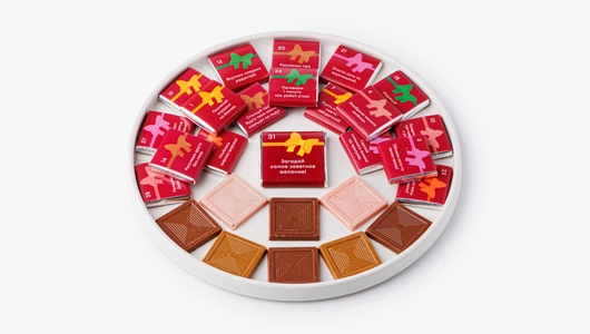 Набор шоколада "Адвент-календарь"