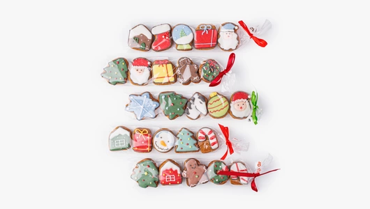 Пряники-мини имбирные "Зимняя сказка", 1 уп.