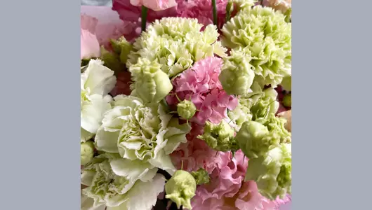 Букет Розовый мохито с&nbsp;эустомой FMART by flowwow