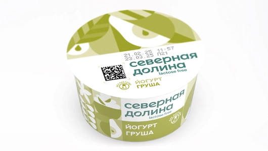 Йогурт Северная Долина безлактозный Груша 2,8% 130 г