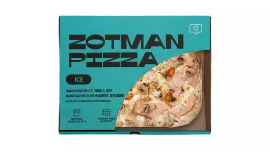 Пицца Zotman Ветчина и грибы 420 г