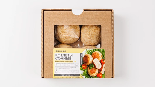 Котлеты из курицы в панировке Сочные, зам.