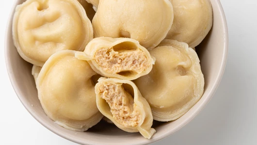 Пельмени рыбные с кижучем, 500 г Пельмени рыбные с кижучем, 500 г