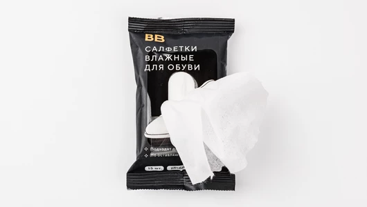 Салфетки влажные для обуви (15 шт)