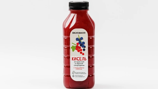 Кисель из красной и черной смородины, 500 мл