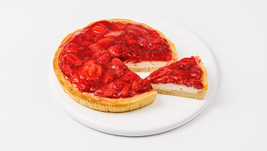 Тарт "Клубничный" с сырным кремом, 730 г.