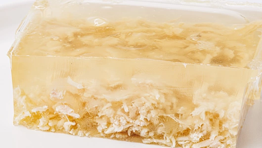 Холодец "Из мяса курицы с кроликом" Холодец "Из мяса курицы с кроликом"