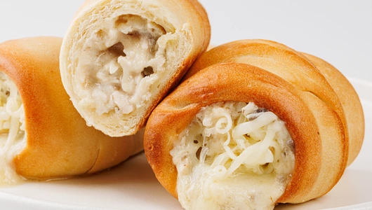 Рожок с курицей и грибами (полуфабрикат), 2 шт., зам.