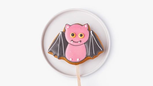 Пряник имбирный "Монстрики" на палочке, 1 шт.