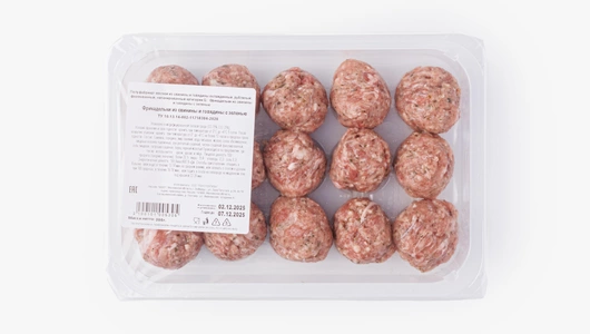 Фрикадельки из&nbsp;свинины и&nbsp;говядины с&nbsp;зеленью