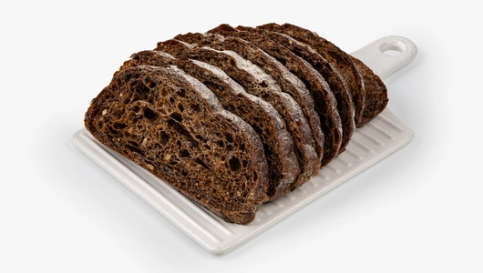 Хлеб "Двухсолодовый" с пророщенным зерном, нарезка