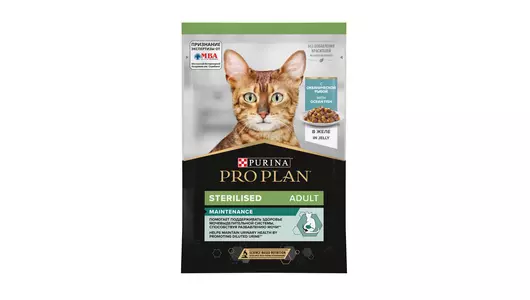 PRO PLAN Maintenance Sterilised Adult Корм влаж.океан.рыба желе д/стерилизов.кошек пауч 85г