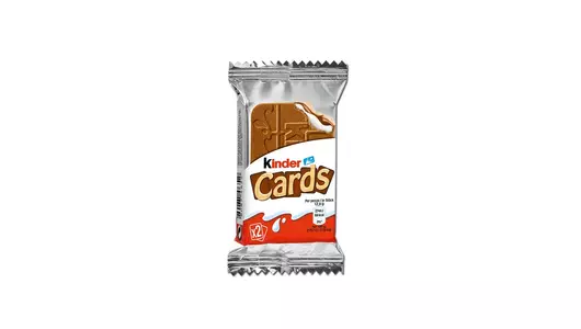 Вафли Kinder Cards с какао-молочной начинкой 128 г