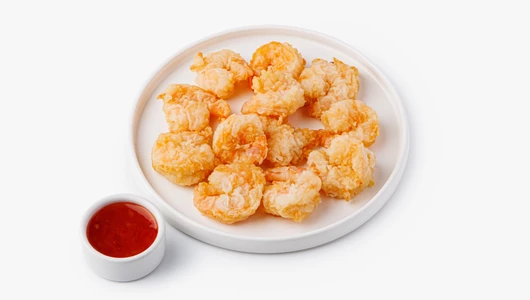 Креветки в панировке с соусом "Сладкий Чили"