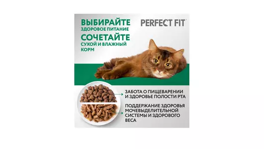 Корм сухой Perfect Fit для&nbsp;стерилизованных кошек с&nbsp;курицей 650 г