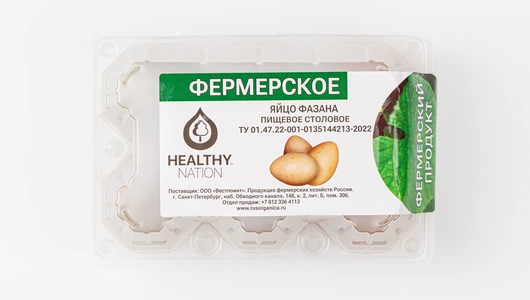 Яйцо фазана пищевое 6шт.