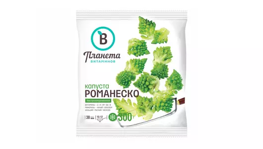 Капуста Романеско Планета Витаминов замороженная 300 г Капуста Романеско Планета Витаминов замороженная 300 г
